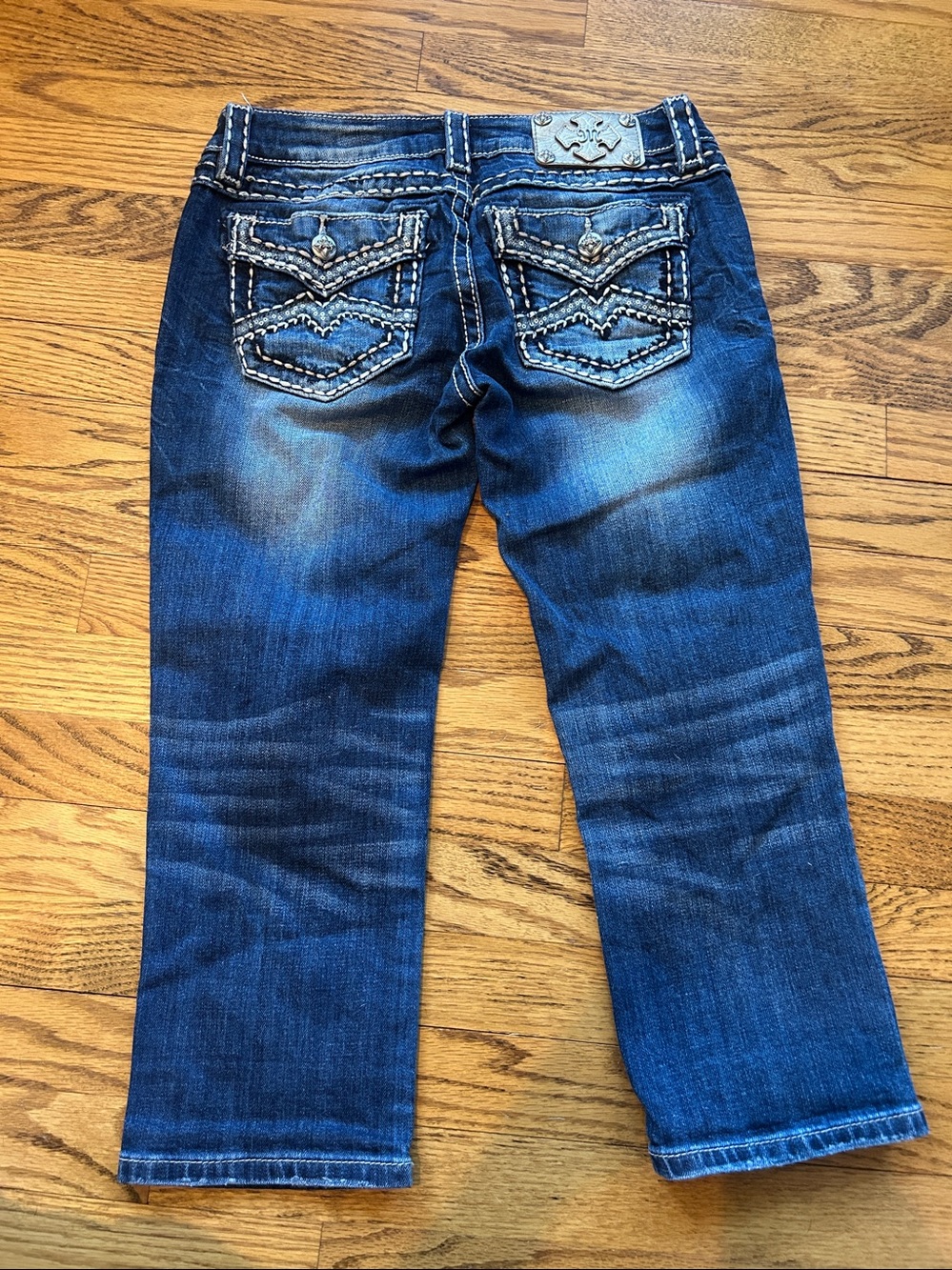 Miss Me Signature Cuffed Capris Jeans size 27 - Picture 6 of 6